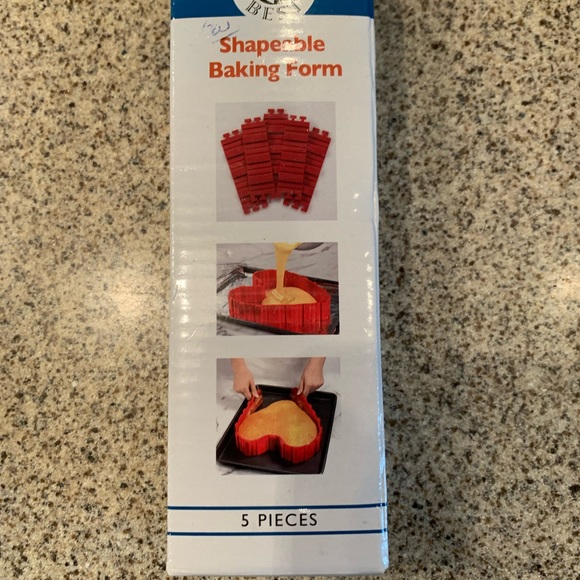 Chefs Best Shapeable Baking Form, 5 Pieces, red, Brand New , Baking Kitchen - Picture 3 of 3